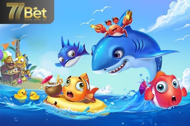 Đa dạng các tựa game bắn cá tại 77bet